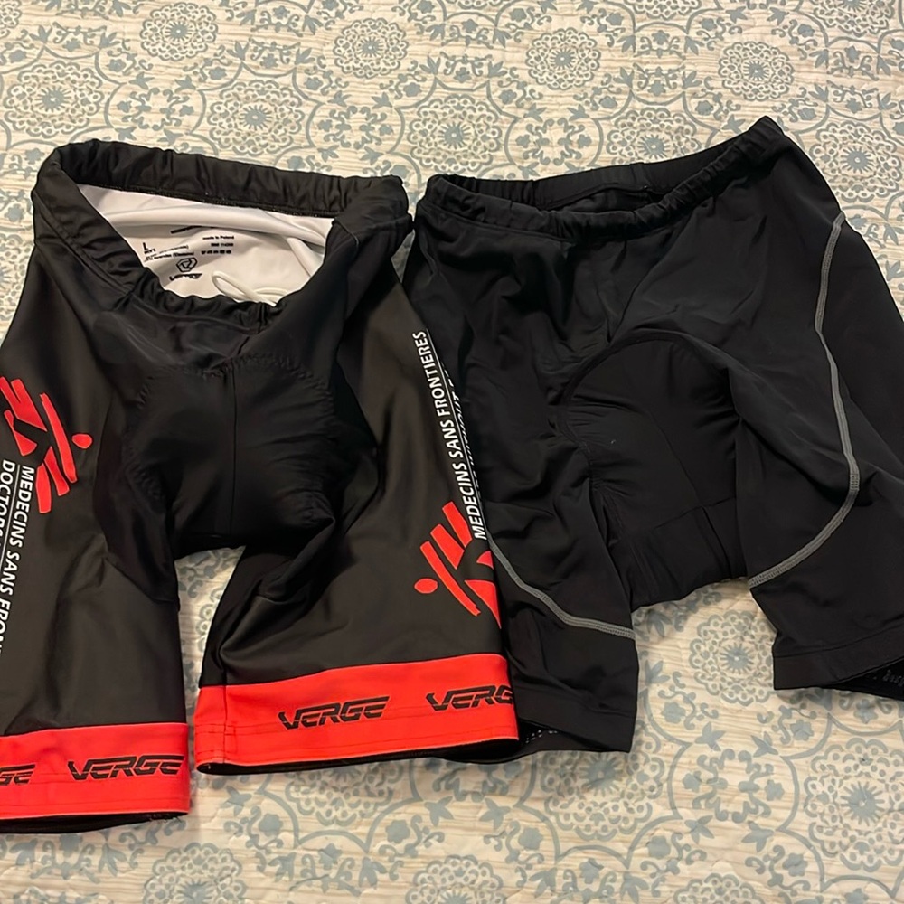 2 pair of Men’s bike shorts